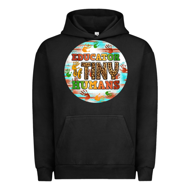 Educator Of Tiny Humans Round Earring Urban Hoodie by BundleAndBundleShop | Teevron