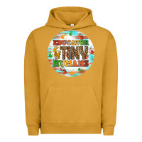 Pigment Peanut Butter educator of tiny humans round earring Urban Hoodie - BundleAndBundleShop