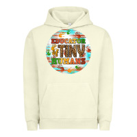 Pigment Pistachio educator of tiny humans round earring Urban Hoodie - BundleAndBundleShop