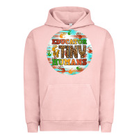 Pigment Salmon educator of tiny humans round earring Urban Hoodie - BundleAndBundleShop