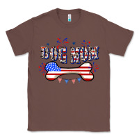 Chestnut 4th of July Dog Mom Classic Tee - CowGirlArtShop