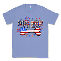Colony Blue 4th of July Dog Mom Classic Tee - CowGirlArtShop