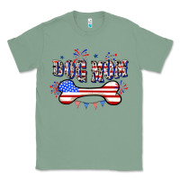 Sage 4th of July Dog Mom Classic Tee - CowGirlArtShop