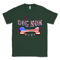 Sports Green 4th of July Dog Mom Classic Tee - CowGirlArtShop