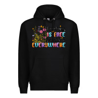Black kindness is free sprinkle it everywhere Premium Hoodie - MaliasSmallBusiness