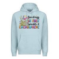 Blue Mist kindness is free sprinkle it everywhere Premium Hoodie - MaliasSmallBusiness