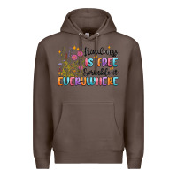 Coffee kindness is free sprinkle it everywhere Premium Hoodie - MaliasSmallBusiness