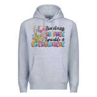 Heather Grey kindness is free sprinkle it everywhere Premium Hoodie - MaliasSmallBusiness