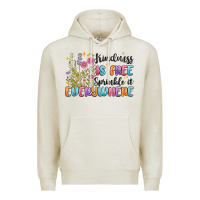 Oatmeal Heather kindness is free sprinkle it everywhere Premium Hoodie - MaliasSmallBusiness