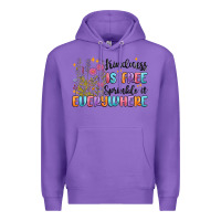 Purple kindness is free sprinkle it everywhere Premium Hoodie - MaliasSmallBusiness