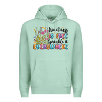 Seafoam kindness is free sprinkle it everywhere Premium Hoodie - MaliasSmallBusiness