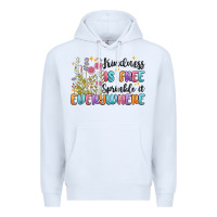 White kindness is free sprinkle it everywhere Premium Hoodie - MaliasSmallBusiness