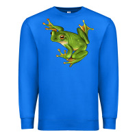 True Royal White Lipped Tree Frog Illustrations Premium Sweatshirt - LillyAllenDesigns