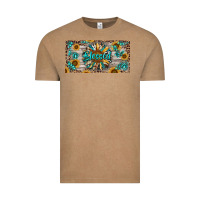 Vintage Coffee Blessed With Sunflower And Gemstone Vintage Tee - RanaPortraitStore