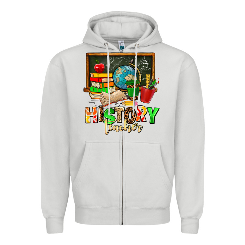 History Teacher Zipper Hoodie by AdoDesignShop | Teevron