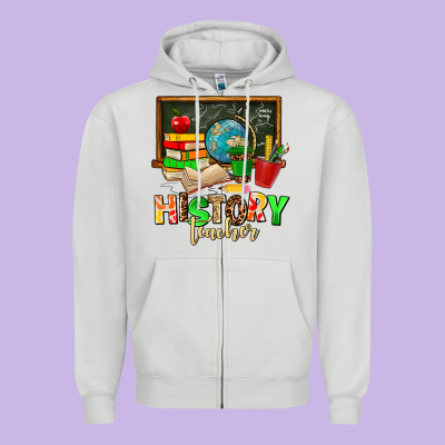 History Teacher Zipper Hoodie Designed By Adodesignshop