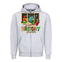 Heather Grey history teacher Zipper Hoodie - AdoDesignShop