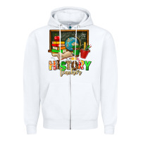 White history teacher Zipper Hoodie - AdoDesignShop