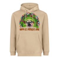 Mushroom Western Happy St. Patrick's Day Cow Rainbow Heavyweight Hoodie - Artiststas