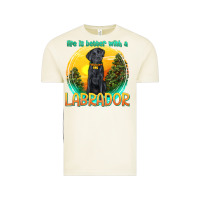 Vintage Arctic life is better with a labrador Vintage Tee - texasbilliewilder