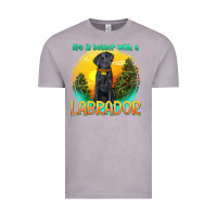 Vintage Zinc life is better with a labrador Vintage Tee - texasbilliewilder
