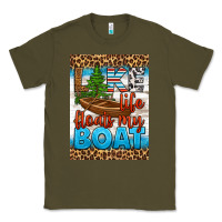 Army Green lake life floats my boat air freshener Classic Tee - HRA Design Shop