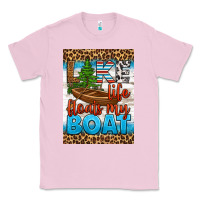 Bubblegum Pink lake life floats my boat air freshener Classic Tee - HRA Design Shop