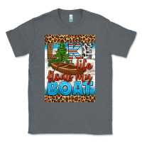 Charcoal Heather lake life floats my boat air freshener Classic Tee - HRA Design Shop