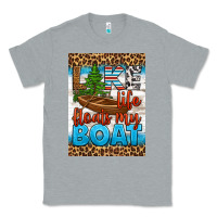 Heather Grey lake life floats my boat air freshener Classic Tee - HRA Design Shop