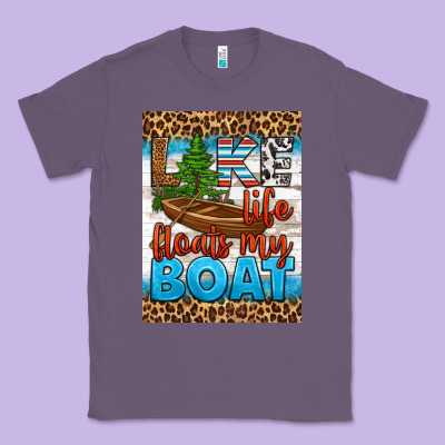 Lake Life Floats My Boat Air Freshener Classic Tee Designed By Hra Design Shop