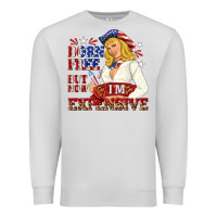 Dove Grey born free but now im expensive Premium Sweatshirt - NancyCooperArtShop