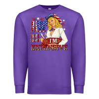 Purple born free but now im expensive Premium Sweatshirt - NancyCooperArtShop