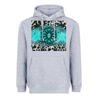 Heather Grey gemstone cowhide Heavyweight Hoodie - AdoDesignShop