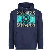 Navy gemstone cowhide Heavyweight Hoodie - AdoDesignShop