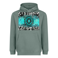Sage gemstone cowhide Heavyweight Hoodie - AdoDesignShop