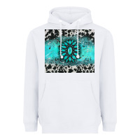 White gemstone cowhide Heavyweight Hoodie - AdoDesignShop