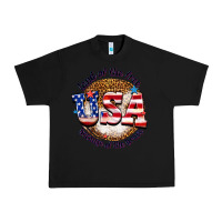 Black land of the free usa because of the brave billie w Urban Heavy Tee - texasbilliewilder