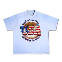 Land Of The Free Usa Because Of The Brave Billie W Urban Heavy Tee | Teevron
