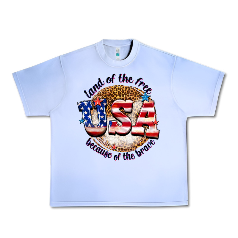 Land Of The Free Usa Because Of The Brave Billie W Urban Heavy Tee by texasbilliewilder | Teevron