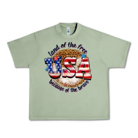 Oil Green land of the free usa because of the brave billie w Urban Heavy Tee - texasbilliewilder