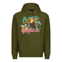 Busy Doing Cowgirl Premium Hoodie | Teevron
