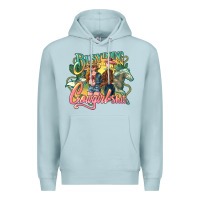 Blue Mist busy doing cowgirl Premium Hoodie - NancyCooperArtShop