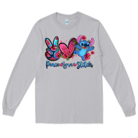 Moon Dust peace love stitch Long Sleeve Tee - Zillion Design Studio