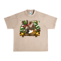 French Oak christmas donkey candy house Urban Heavy Tee - BarkalooDesign