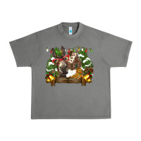 Tornado christmas donkey candy house Urban Heavy Tee - BarkalooDesign