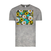 Cloud Rock Daisy and sunflower Vintage Tee - RanaPortraitStore