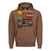 Chestnut if freedom had a sound Zipper Hoodie - JahusDesignShop