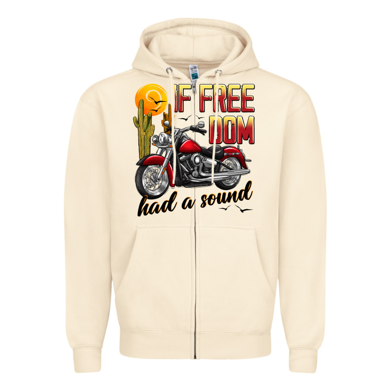If Freedom Had A Sound Zipper Hoodie by JahusDesignShop | Teevron