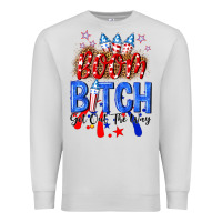 Dove Grey boom bitch get out the way Premium Sweatshirt - NancyCooperArtShop