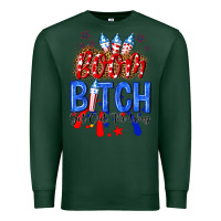 Sports Green boom bitch get out the way Premium Sweatshirt - NancyCooperArtShop